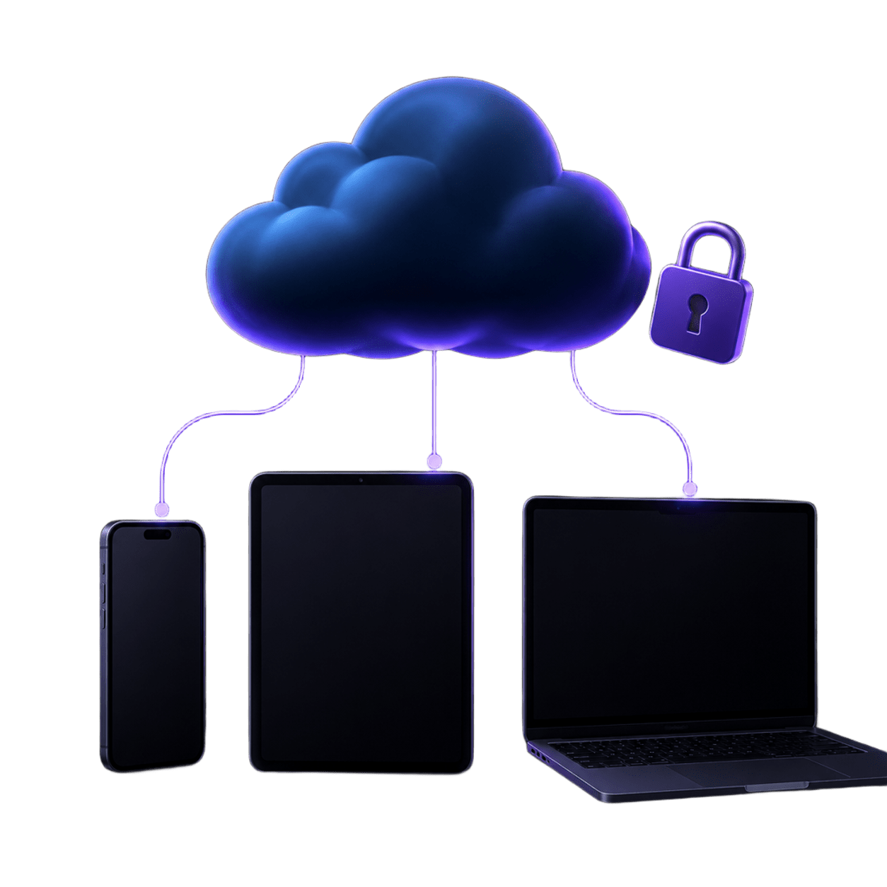 iCloud sync illustration